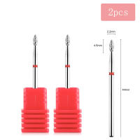 2pcs TP Bit De Uñas De Diamante Torbellino Para Broca De Taladro Y Pulidora Eléctrica Herramientas De Pedicura Corte De Acero Inoxidable - details 8
