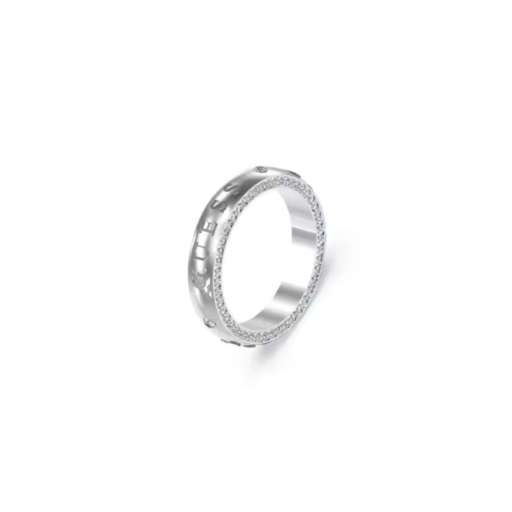 ANILLO M.GUESS CIRCLES ACERO JUBR03164JWRH-54 - 1