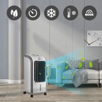 Aire Acondicionado Portátil, Ventilador | Enfriador de Aire | Humidificador Móvil 3 en 1, Tanque de Agua de 4L, Bajo Consumo, Con Ruedas Control Remoto, 3 Velocidades, Sin Tubo Exterior - details 1