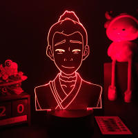 Lámpara LED 3D Anime Avatar La Última Airebender Figura De Noche Aang Zuko Iroh Toph Beifong Suki Decoración Para Habitación De Niños - details 14