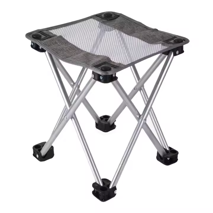 Taburete plegable portátil para acampar con bolsa de transporte, taburete multifuncional ultraligero para senderismo al aire libre, Banco de pesca - 1