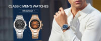 Reloj De Hombre SAPPHERO En Acero Inoxidable Dorado Con Cronógrafo Y Calendario Resistente Al Agua Pantalla Analógica-Digital Estilo Casual - details 18