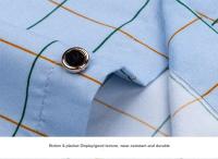 Camisa a Cuadros Clásica Para Hombre Manga Larga Casual Botones Para Trabajo Y Negocios Camisas Rayadas Tallas Grandes 4XL 5XL - details 39