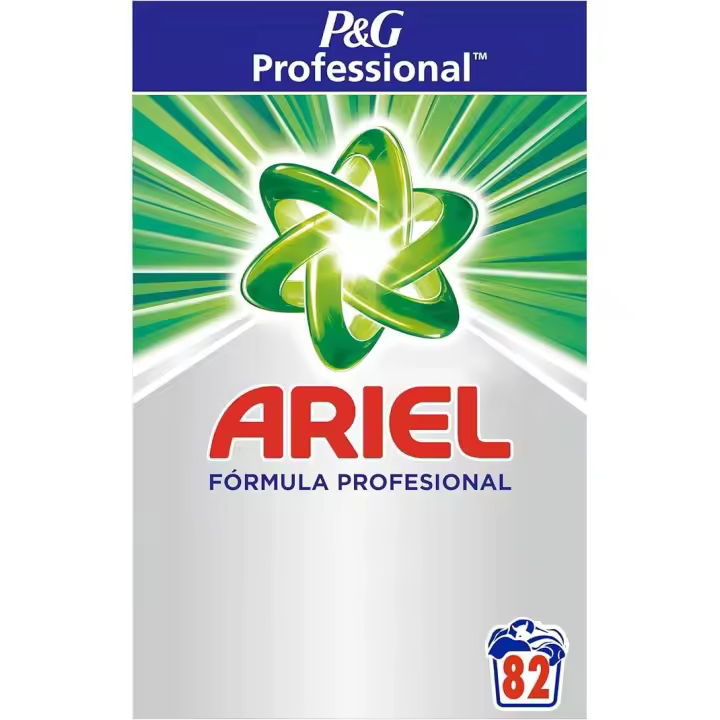 Ariel Professional Detergente en Polvo para Lavadoras 82 Lavados - 1