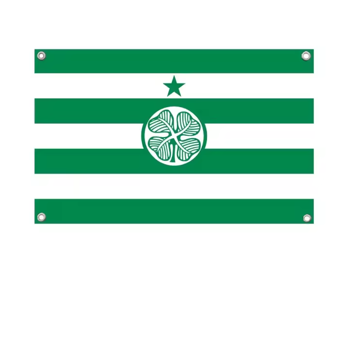 Bandera De Polyester Para Exteriores Con Cuatro Agujeros Estilo Aesthetic De Celtic Fc Decoración De Habitación Y Exterior - 1