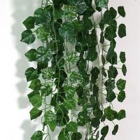 Guirnalda De Iva Artificial Hojas Verdes Falsas Plantas Colgantes Decoración Para Hogar Fiesta Boda Origin Zhejiang China - details 7