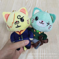 Set De 6 Muñecos De Peluche One Piece Con Pelo Corto Y Relleno De Algodón Ecológico Luffy Sanji Law Ace Kawaii Para Adultos Y Niños - details 10