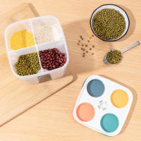 Caja De Almacenamiento Para Cocina 1.5L/2.3L Contenedor De Alimentos Hermético Antihumedad Con Tapa Para Granos Y Suministros Frescos - details 2