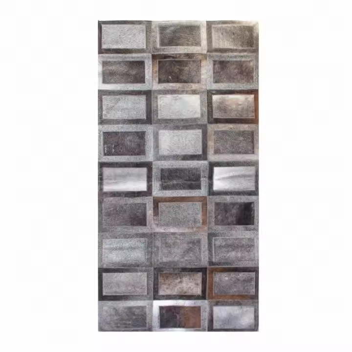 Alfombra Patchwork Piel de Vaca ARGYLE - Varias medidas - Zerimar. - 1