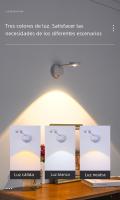 Lámpara De Pared LED Con Sensor De Movimiento Para Cocina Dormitorio Sala De Estar Iluminación Interior Sin Cable USB - details 7