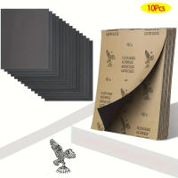 10Pcs Papel De Herramientas Abrazaderas 60-2500 Uso Dual Seco Y Humedo Para Pulido Y Gruesura De Madera Y Coche Silicona Carbono Resistente Papel De Herramientas Abrazaderas - details 0