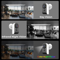 Cámara De Seguridad WiFi 5MP Con Detección De Movimiento Pir Audio Bidireccional Monitoreo IP Inteligente Para Hogar Batería Integrada Resistente Al Agua Y Al Clima - details 3