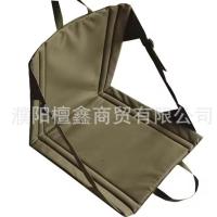 Silla plegable portátil para deportes de viaje al aire libre, con cojín grueso a prueba de humedad para estadio, duradera - details 0