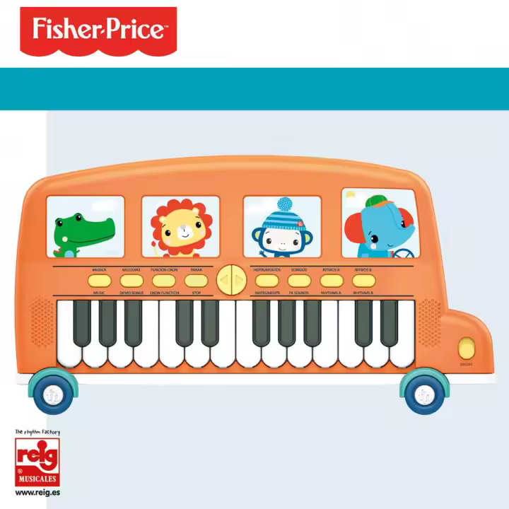 Teclado Fisher-Price Autobús Buslion (Reig 38024) - 1