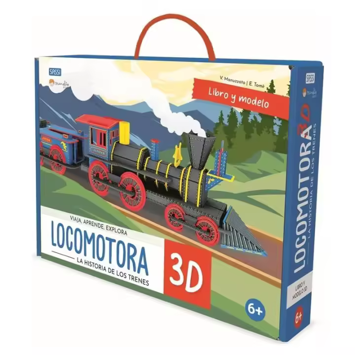 Construye Locomotora 3D Juego de construcción 97586 MANOLITO - 1