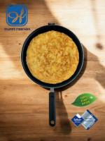 HAPPY FRIENDS Sartén Doble Volteadora Tortilla Antiadherente Ø24cm. Valida para todo tipo de cocinas, apta para lavavajillas, teflon, Muy alta calidad, garantía de por vida, Sartén para tortillas o para usarla como 2 sartenes - details 3