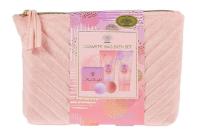 GIFSET BOLSA ASEO BRILLO 5 PZAS-----CONTIENE 2 BOMBAS DE BAÑO, 1 NECESER, 1 LOCIÓN CORPORAL, SALES DE BAÑO, 1 GEL DE DUCHA Y UNA ESPONJA------PERFECTO PARA REGALO A MUJERES-----MARCA AURORA - details 0