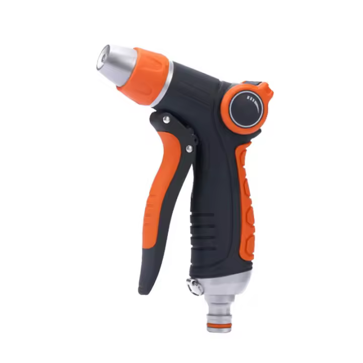 Pistola De Rociador De Agua Ajustable Para Lavar Coche Y Jardín Pistola De Alta Presión Portátil Con Boquilla De Chorro Para Riego Del Jardín - 1