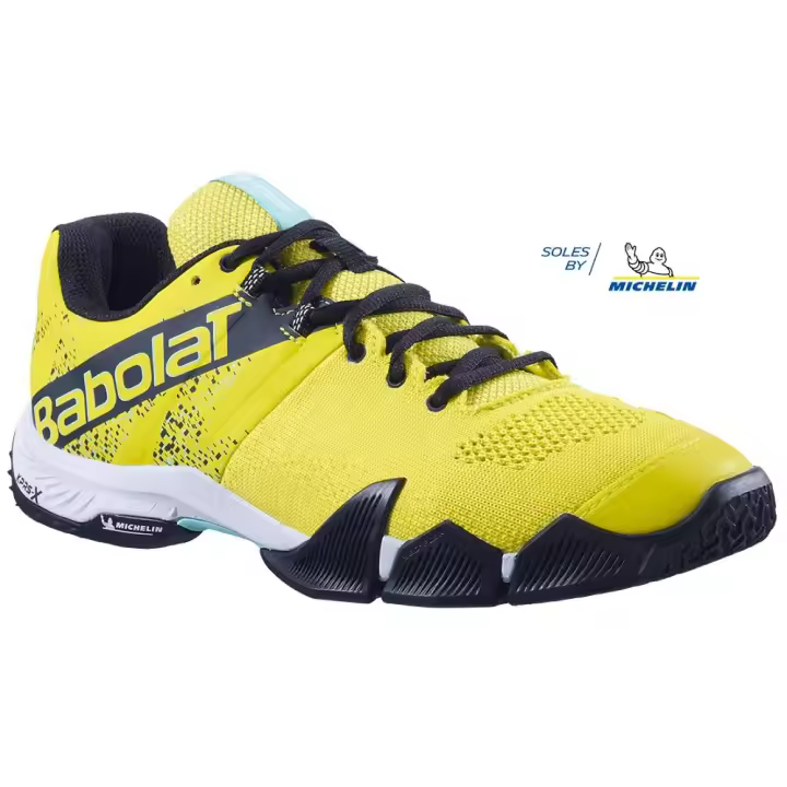 Zapatillas de Padel Babolat Movea Amarilla Talla 46. Babolat a un precio increíble, Juega al padel con el mejor calzado ¡OFERTÓN! - 1