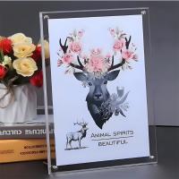 Marco De Fotos Transparente De Acrílico Soporte Para Tarjetas Fotográficas Kpop Álbum Poster Etiqueta Exhibidor De Escritorio Ornamento Clásico Estilo Material Plástico - details 0