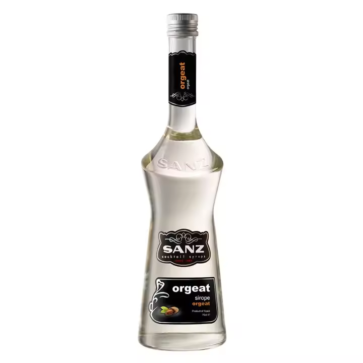 Sirope Orgeat Sanz 70 Cl Sin Alcohol Elaborado con Almendra - Jarabe - 1