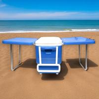 Nevera Azul con Mesa de Ruedas 45Litros | Karawan - details 3