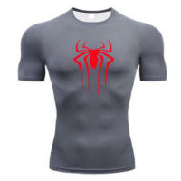 Camiseta De Hombre Con Estampado 3D De Araña Talla Grande Manga Corta Secado Rápido Deporte Fitness Absorbedor De Sudor Transpirable - details 2
