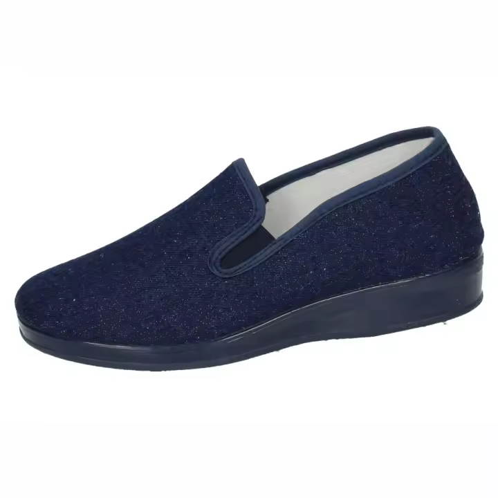 Zapatillas marca CHAPINES para señora en color tejano. ZAPATILLAS TEJANO - 1