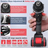 Taladro Atornillador, Weytoll eléctrico multifuncional 3 en 1 bateria litio , impacto de 21 V Motor cepillado , ENVIO 24H - details 11