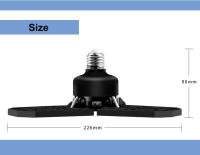 Bombilla LED E27 220V Para Garage Y Estudio Plegable Deformable 110V E26 40W 60W 80W Luz Fría/Cálida Blanco Para Iluminación De Casa Y Workshop - details 10