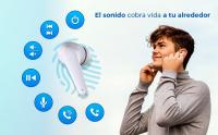 Auriculares Inalambricos Bluetooth, Marca NFMAXONE- Cascos lnalámbricos Bluetooth 5.3 Reproducción de 40 Horas Hi-Fi Estéreo Auriculares lnalámbricos USB C Audifonos Inalambricos HD Mic para iOS Galaxy Xiaomi Android - details 5