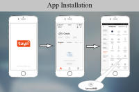 Sensor De Temperatura WiFi Tuya Termostato De Control Remoto Para Calefacción Y Frigerio Con Alarma Y Registro De Temperatura Herramienta Inteligente Para El Hogar - details 16