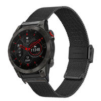 Correa De Reloj De Acero Inoxidable Para Garmin Fenix 8 7X 7 6X 6 pro 5X 5 3HR Metal Bracelet Epix pro 47 51mm Quick Release Unisex - details 3