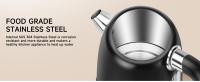 AIGOSTAR Hervidor de Agua con Regulador de Temperatura,Regulable 40°C a 100°C, con Pantalla LED（1,7 L, 2200W, Acero Inoxidable ) - details 7