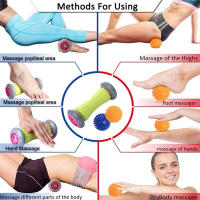 Bola De Masaje Para Los Pies LGFU Alivio De La Fascitis Plantar Reflexología Masajeador De Tissue Profundo Acupresión Recuperación Relax Para Brazos Espalda Piernas - details 8