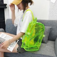 Mochila Escolar De Plástico Para Mujer Coreana Primavera Verano Colores Caramelo Transparente PVC Mochila De Goma Para Niñas - details 10