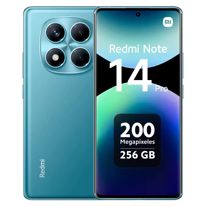 Xiaomi Redmi Note 14 Pro 4G Smartphone 8+256GB, Pantalla de 6.67" AMOLED FHD+ 120Hz, MediaTek Helio G100-Ultra, cámara de 200MP, Turbo Charge 45W, 5500 mAh (Versión EU) - 1