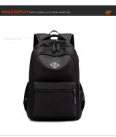 Mochila de de de Color sólido para hombres y mujeres, bolsos bolsos escolares alta capacidad, hombro - details 20