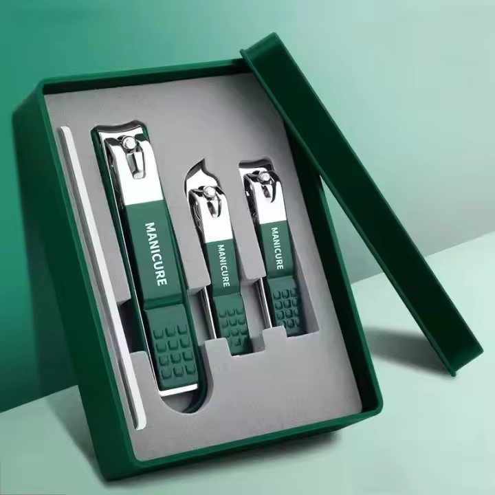Set De Manicura Profesional Para Hombre Y Mujer Con 7-18 Piezas Alicate De Uñas De Acero Inoxidable Kit De Cuidado De Uñas Con Estuche De Viaje De Cuero - 1