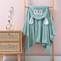 Toalla De Baño Para Niños Con Capucha Suave Y Absorbente De Poliéster De Felpa Gruesa Toalla De Baño De Dibujos Animados Para Bebés - details 15