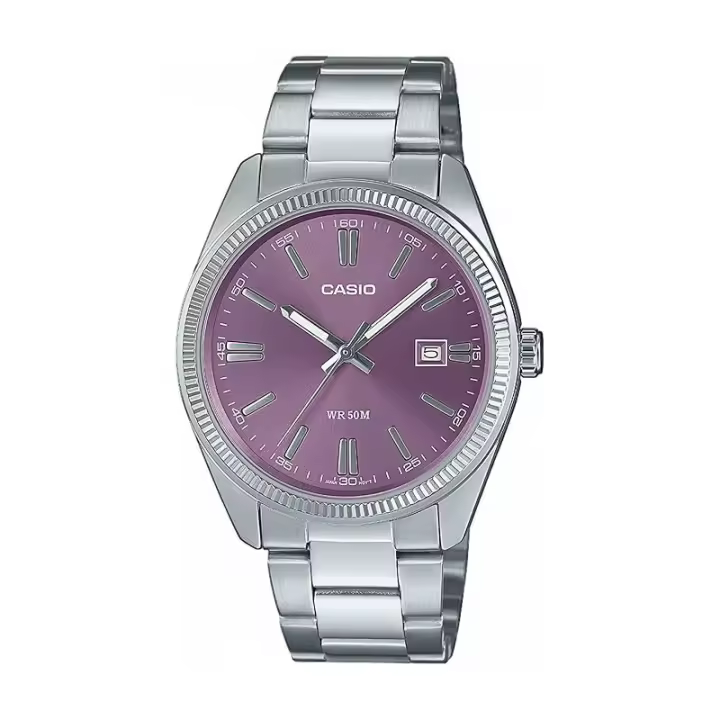 Reloj Casio Collection Acero Color Lila Mtp-1302pd-6avef - 1