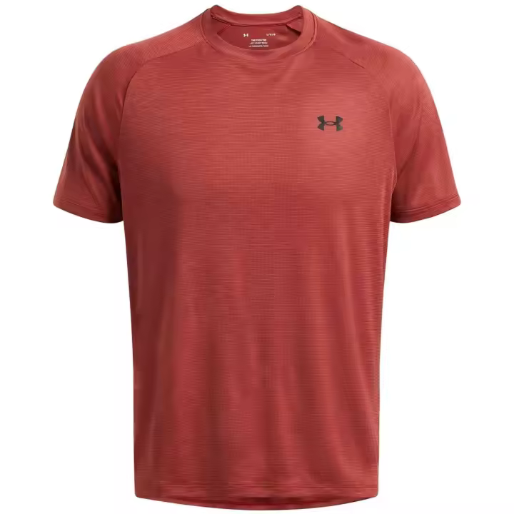 Camiseta de Manga Corta Under Armour Tech Textured para hombre en color rojo - 1
