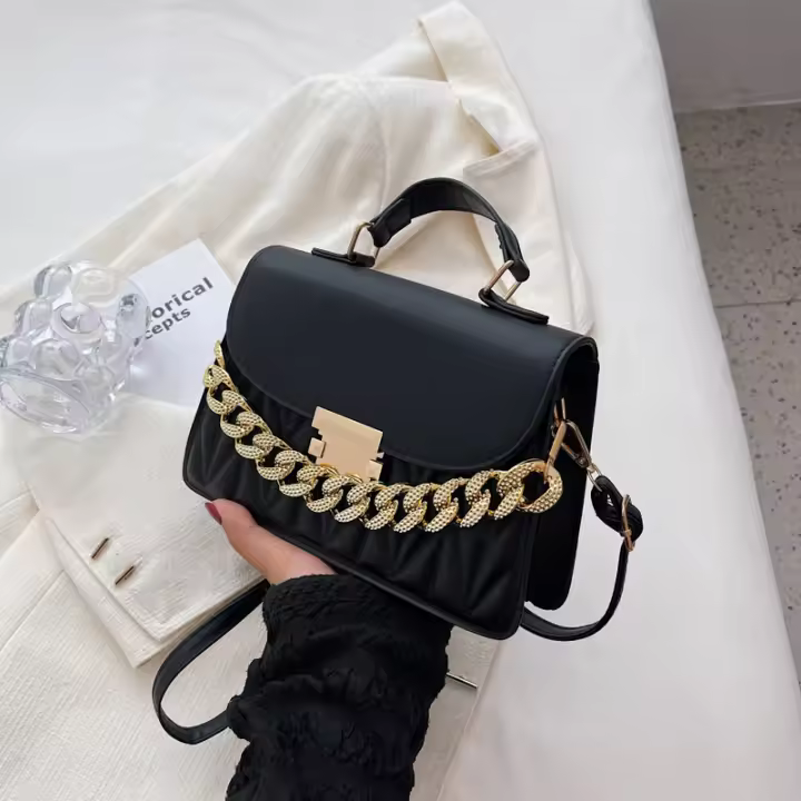 Bolso De Hombro Para Mujer 2024 Diseñador Moda Cadena Cruzado Bandolera Marca Bolso De Mano Y Monedero Estilo Casual - 1
