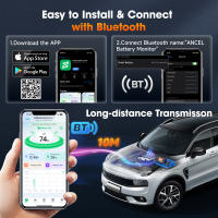 ANCEL BM300 pro Monitor De Batería Bluetooth 6V 12V 24V Analizador De Salud De La Batería Test De Sistema De Carga Y Arranque Con Alarma Herramienta De Diagnóstico Para Coches - details 2