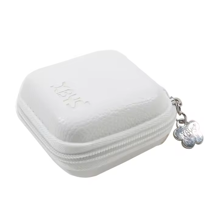 Estuche Portátil De Cuero Para Almacenamiento Mini Casco Rígido Para Gadgets Digitales Organizador De Cables Y USB Estuche Para Auriculares Y Cargadores - 1