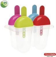 PLASTICFORTE - Pack 4 o 8 Moldes para Helados, Moldes para Polos,  Colores Llamativos Vibrantes, Verano Summer - Helado Familiar Amigos - Libre de Bpas - Fabricado en España - Apto para Lavavajillas - details 2