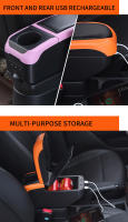 Soporte Central Para Suzuki Jimny 1999-2018 Accesorios De Coche Almohadilla De Reposabrazos PU Cuero / Plástico ABS Organizador Interior - details 6