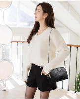 Bolso de mujer de piel auténtica, nueva moda 2025, bandolera con estampado de cocodrilo, primera capa de piel de vaca. - details 7