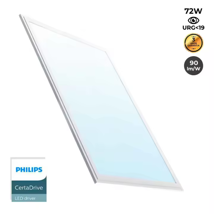 Barcelona LED Panel LED slim 120X60cm - Driver PHILIPS - 72W - UGR19 - 1