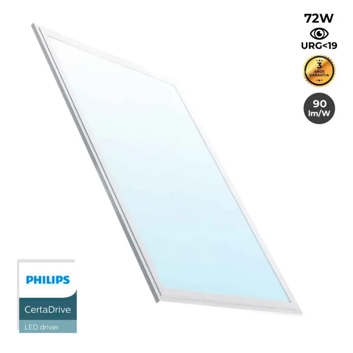 Barcelona LED Panel LED slim 120X60cm - Driver PHILIPS - 72W - UGR19 - 1